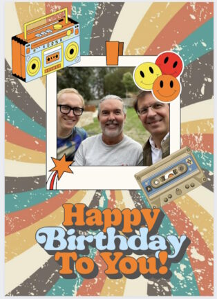 personalised birthday card with photo