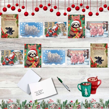 selection of myelopathy christmas cards